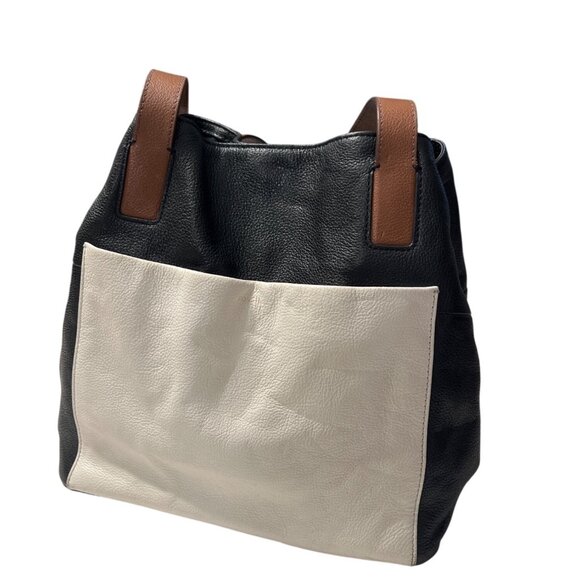 Fossil Leather Shoulder Tote - Picture 5 of 10